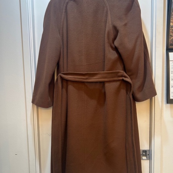 Regency Pure Cashmere Coat with  large shoulder pads - Picture 7 of 13